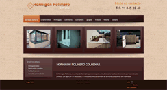 Desktop Screenshot of hormigonpolimero.es